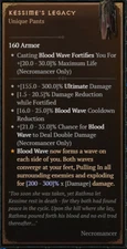 DIABLO 4🔥NEW SEASON🔥‍‍‍‍‍‍Unique Items‍ ‍‍‍‍‍‍‍‍‍‍‍Kessime's Legacy