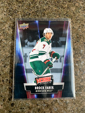 Brock Faber Minnesota Wild 2023-24 UD National Hockey Card Day Victory Black