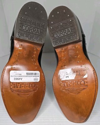 Size 8.5 Mens Corral Chamelon Embroidery French Toe Boots A4502 Size 8.5 Mens Corral Chamelon Embroidery French Toe Boots  main image 2