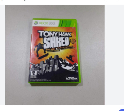 Tony Hawk: Shred (Microsoft Xbox 360, 2010) with bilingual manual