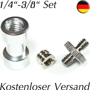 Kamera Gewindeadapter Set - 1/4 Auf 3/8 Zoll Für Stativ & Zubehör