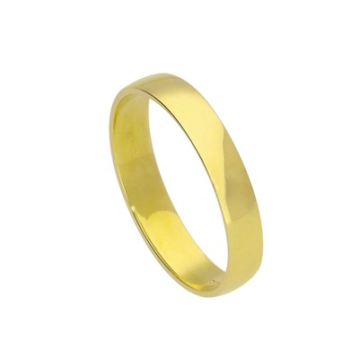 9ct Gold 4mm Wedding Band Ring Size I - U