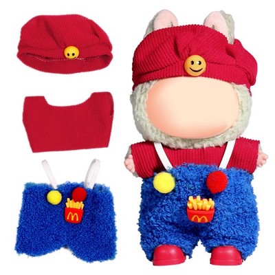 FOR Cute LA BUBU Outfit The Monsters Plush Replacing Clothes Set No Doll