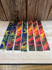 Tie-dyed slap bracelets Lot of 7-NEW