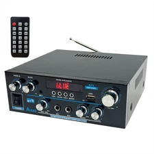 Stereo Amplifier Home Audio Bluetooth 5.0 Max 450W Power Stereo Receiver AK55