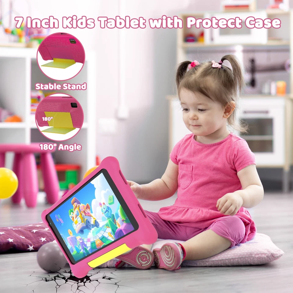 NEU 7-Zoll-Tablet für Kinder 3-12 1080*800 5GB RAM + 32GB ROM WIFI Bluetooth - Bild 4 von 4