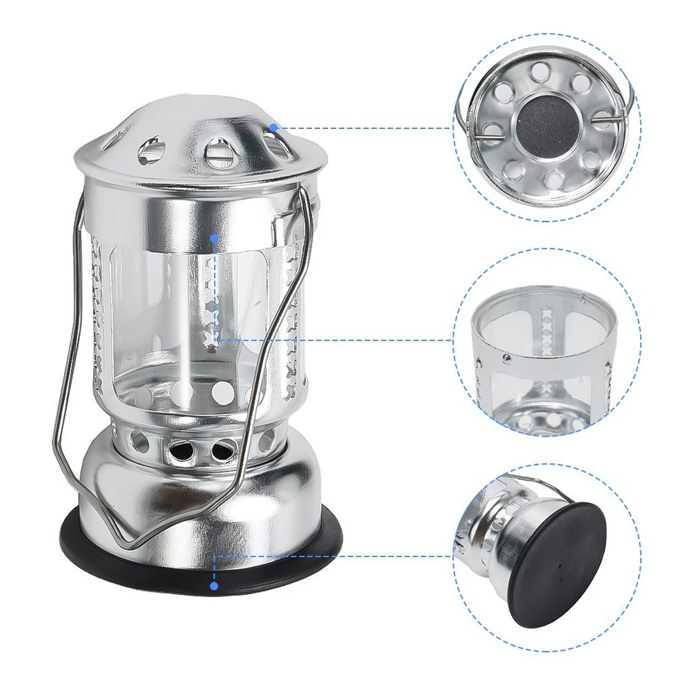 Outdoor Campeggio Lumino Supporto Alta Qualità Moderno Stile Argento 11cm IN - Immagine 3 di 4