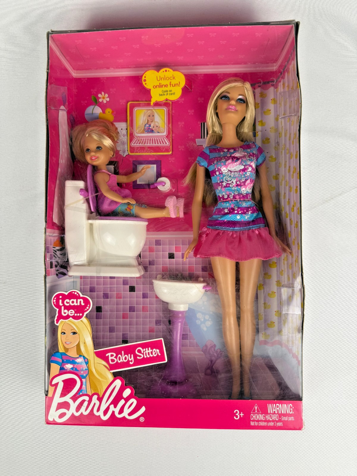Barbie I Can Be: Baby Sitter (Potty Training) New/Sealed