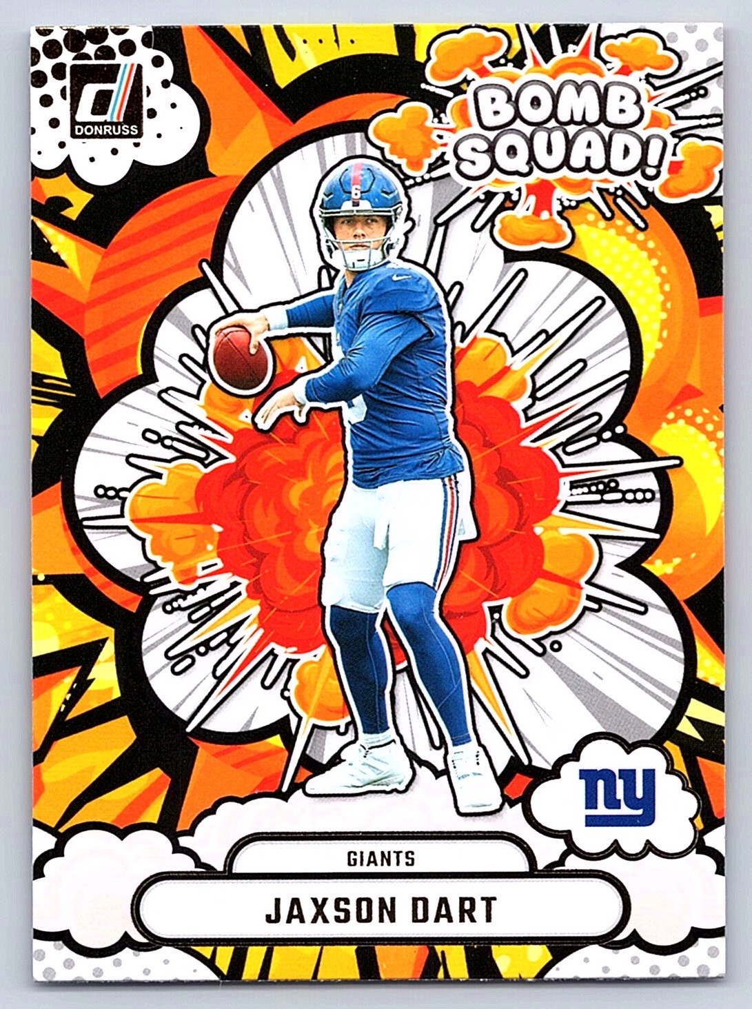 Jaxson Dart Panini Donruss Bomb Squad #BSJDT Base