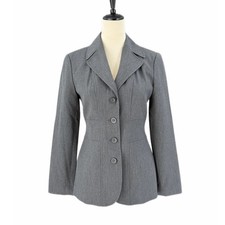 The Limited XS NEW Charcoal Gray Stretch Workwear Professional Polished Blazer