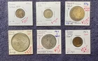 Six Coin Lot (inc. better Date Barber Half 1896 & a gorgeous Peace $ 1925)