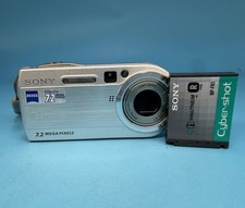 Sony Cyber-Shot DSC-P150 7.2MP Digital Camera, Silver - Tested