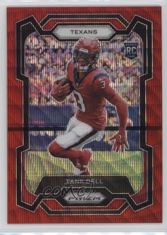 2023 Panini Prizm Rookies Red Wave Prizm 68/149 Tank Dell #341 01nw