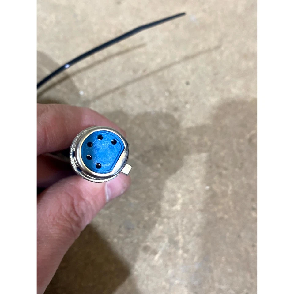 Black Professional Dmx Patch Cable 5-Pin XLR Male to Female Round Braided - Image 3 of 4