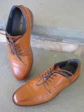 NINE WEST Divakar Men BROWN Lace OXFORD Derby DRESS SHOES Work Party Church 9M