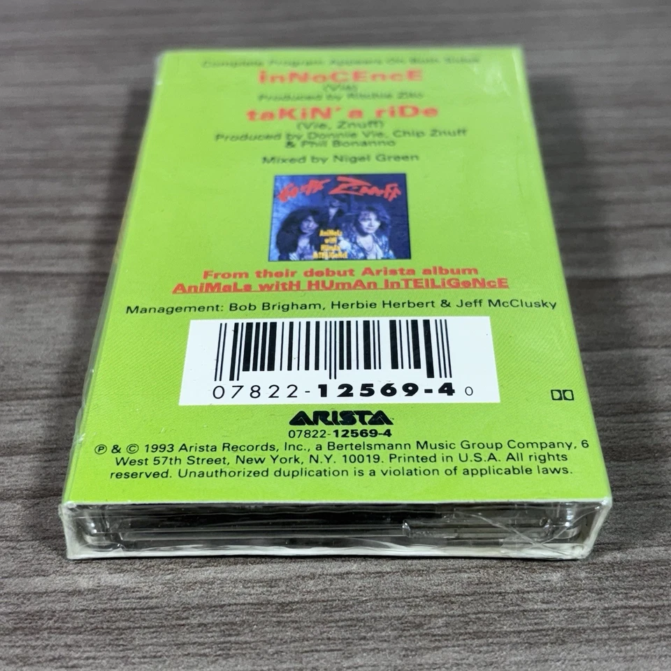 New Enuff Z Nuff Cassette Single 1993 Arista - Chip Znuff Donnie Vie- Very Rare - Image 3 of 4