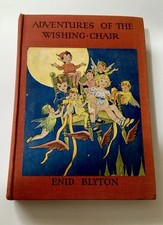 RARE*  ENID BLYTON 1939 EXCELLENT CLEAN BOOK ‘ ADVENTURES OF THE WISHING CHAIR ‘