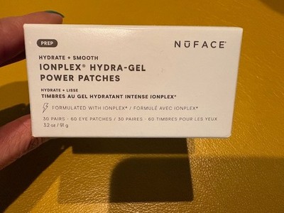 Nuface IonPlex Hydra-Gel Power Patches Eye Masks-30 Pairs-BNIB