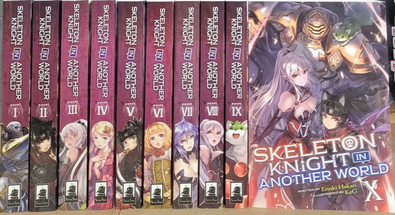 Skeleton Knight in Another World Light Novel Volumes 1-10 New English Authentic