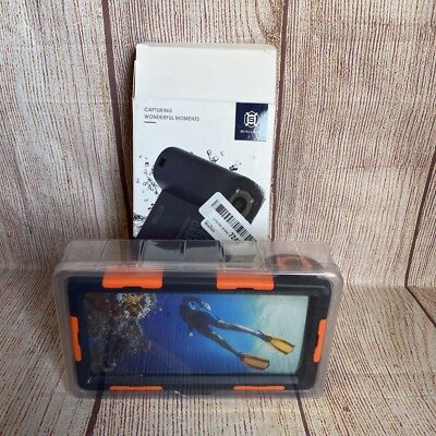 SHELLBOX 49ft 15m Waterproof Diving Underwater Camera Case For iPhone Samsung 