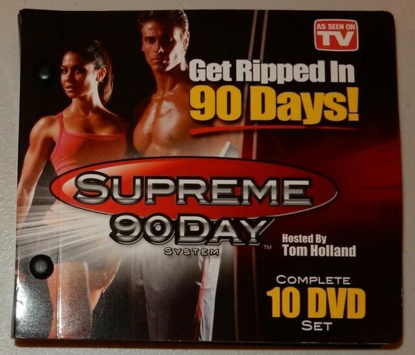 Get Ripped in 90 Days Supreme 90 Day System 10 DVD Set as Seen on TV ...