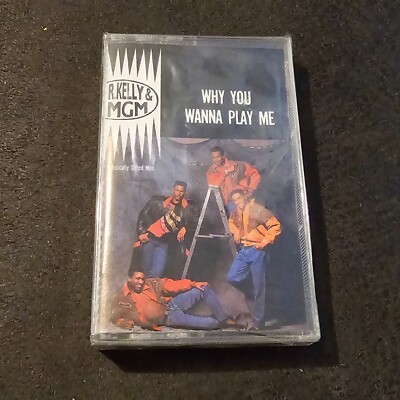 R Kelly & MGM Why You Wanna Play Me Sealed Cassette Single HTF Hip Hop Funk Soul