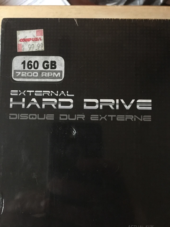 External Hard Drive 160 GB 720RPM USB 2.0 ACOMDATA HybridDrive *NOS 2006 - Image 2 of 4