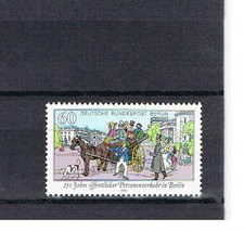 Berlino Minr. 861 Non Timbrato 250 Anni Trasporto Passeggeri A Berlino