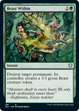 Magic MTG - Beast Within - Commander 2021: Strixhaven - MINT/NMINT - EN