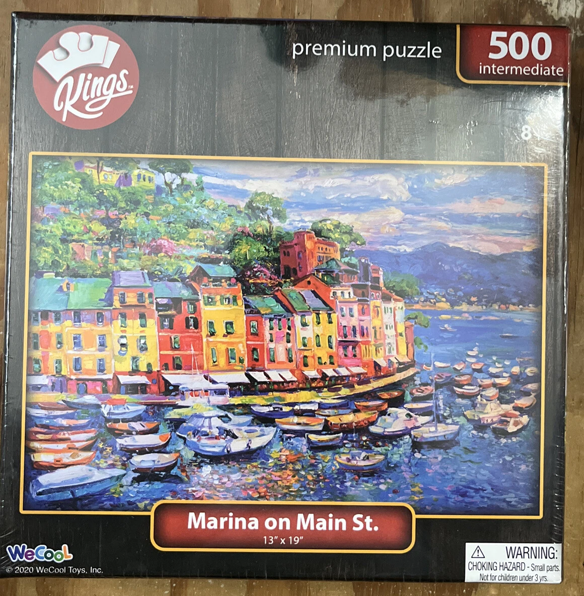 Kings Marina On Main St. 500 Piece Jigsaw Puzzle NEW SEALED 13