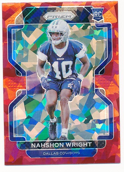 DEUCE VAUGHN 2023 PANINI GREEN PRIZM DRAFT PICKS #126 RC ROOKIE DALLAS COWBOYS