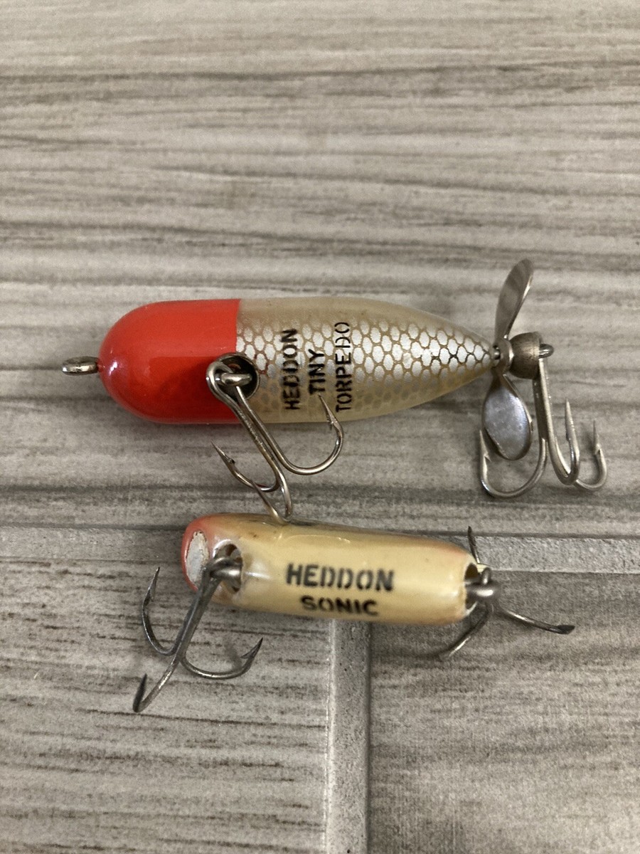 Vintage Heddon Tiny Torpedo 360 Color RH Bass Fishing Lure Vintage Heddon Tiny Torpedo 360 Color RH Bass Fishing Lure