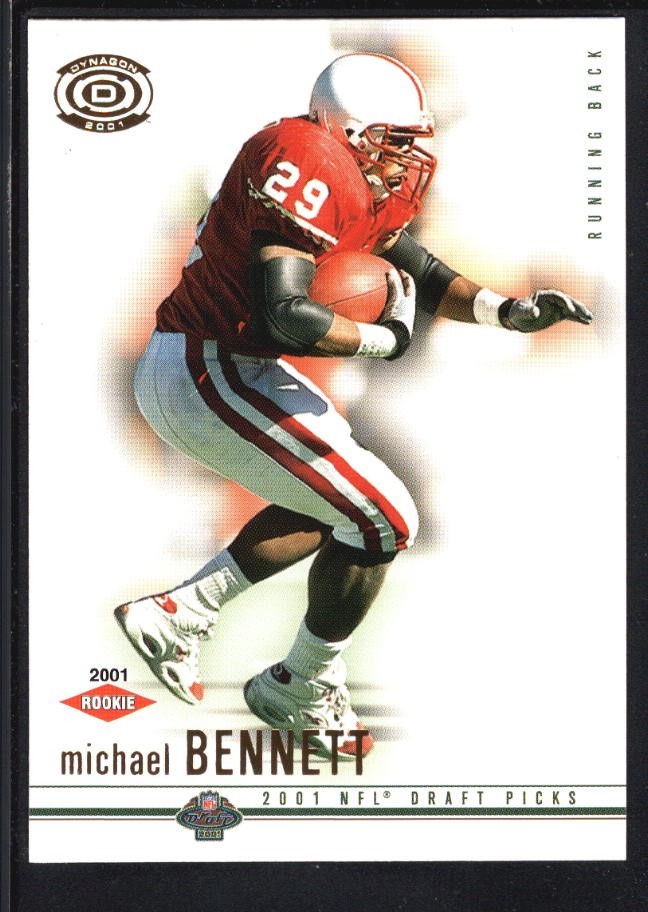 MICHAEL BENNETT 2001 PACIFIC DYNAGON RETAIL #101 RC ROOKIE CARD MINT