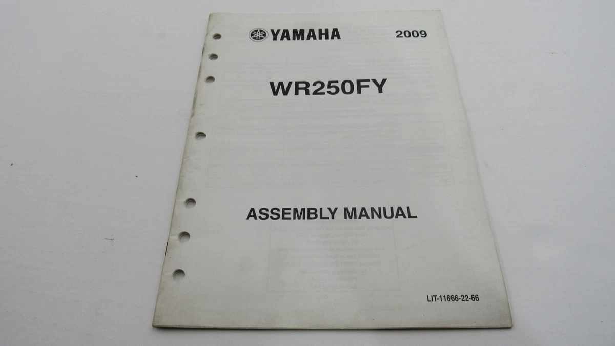 WR250F Motorcycle Repair Manuals & Literature for sale | eBay