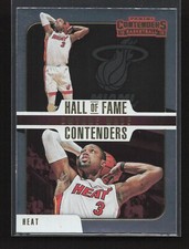 2018-19 Panini Contenders Hall of Fame Contenders Dwyane Wade #19 Miami Heat