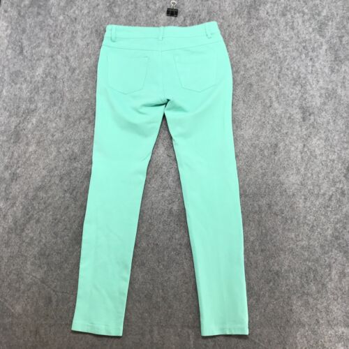 Active USA Youth Jeans Girls Size M Light Green Jegging Knit Denim Stretchy - Picture 2 of 12