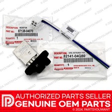 GENUINE Toyota 05-22 Tacoma Heater A/C Blower Motor Resistor + Connector Pigtail