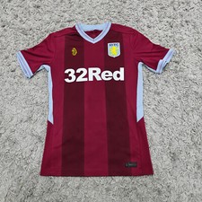 Aston Villa Home Shirt Luke 2018 2019 Classic Football Shirt Claret Small Jersey