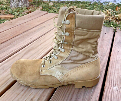 Altama 5853 Vulcanized Jungle Boots Sz 10.5 USM Desert Leather