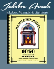 Wurlitzer Model 1050 Jukebox Complete Manual & Parts List, 3700 Manual Included!