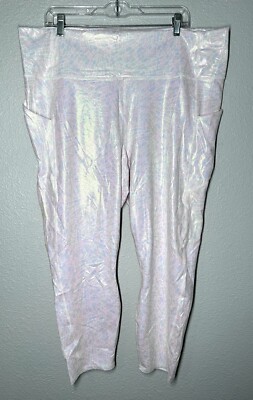 NWT Fabletics Oasis PureLuxe High-Waisted 7/8 Leggings With Pockets Size  4X