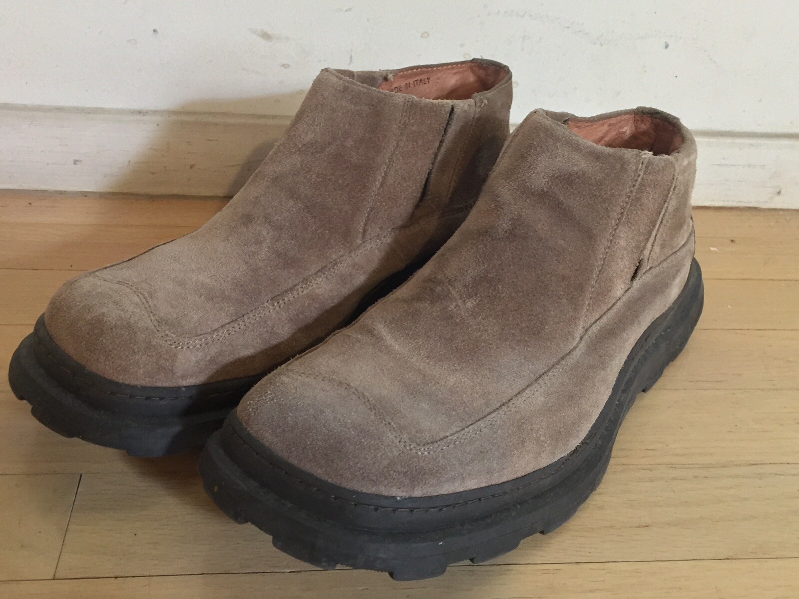 aldo brown suede boots