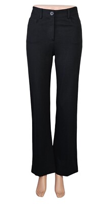パンツ Theory Black Flare Trousers With Elastic Waistband THEORY Black Slim Fit Stretch Flare Pant Sz 2 $245 | eBay