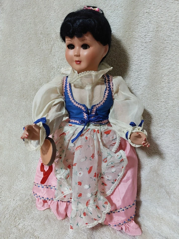 ● ✿ bambola SAMCO 43 cm 17" composizione bachelite ✿ STUPENDA! PERFETTA! NUOVA ✿ - Immagine 4 di 4