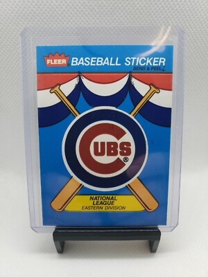 1989 Fleer Chicago Cubs Box Topper Sticker | eBay