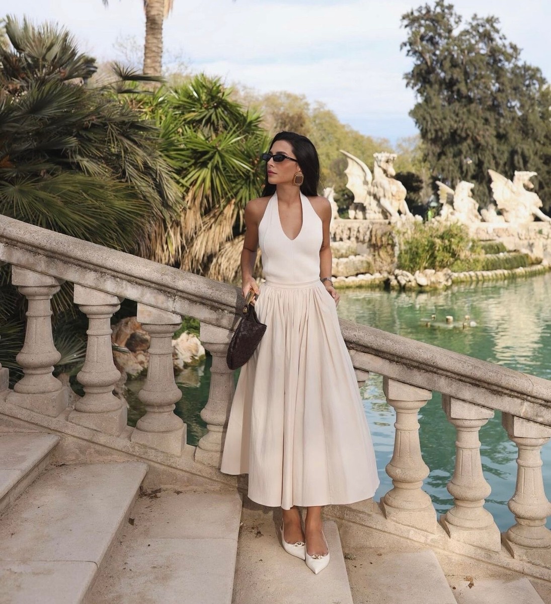 ZARA NEW WOMAN 24 ZW COLLECTION SKIRT WITH SCALLOPED WAISTBAND REF