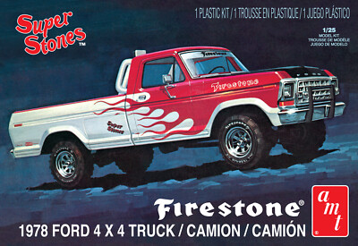AMT 858 1/25 1978 Ford Pick-Up. Firestone Super Stores Model Kit