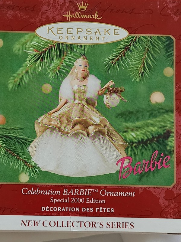 Hallmark Keepsake Ornament 2000 CELEBRATION BARBIE Special Edition #1 in Series