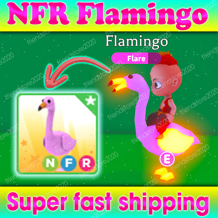 NEON FLAMINGO ADOPT Me Pet *Cheap, Best Value* *Virtual Pet