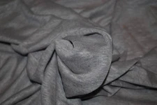 100% Linen Jersey Knit Fabric By Yard Semi Sheer fabric 60" Wide Mink/Taupe